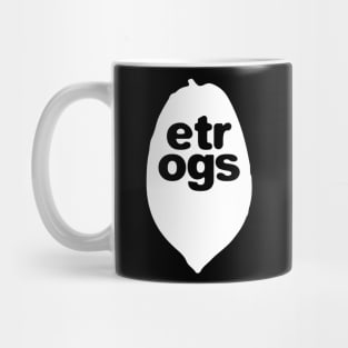 Ertog "etrogs" אֶתְרוֹג citron fruit white Mug